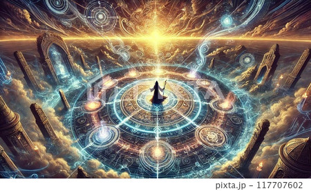 魔法のイラスト 魔法のイラスト 117707602