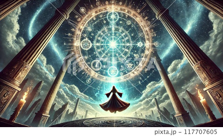 魔法のイラスト 魔法のイラスト 117707605