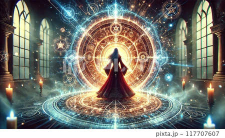 魔法のイラスト 117707607