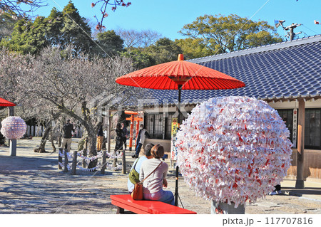 福岡県築上町にある梅の名所綱敷天満宮境内 117707816