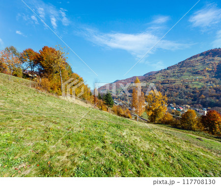 Autumn Carpathian mountains, Ukraine 117708130