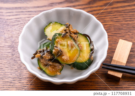 きゅうりの醤油麹塩昆布和え 117708931