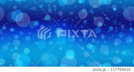 Tender royal blue gradient mesh bg with bokeh and sparkling sand pattern 117709810