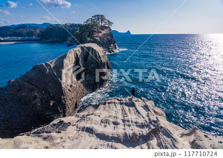 【静岡県】西伊豆堂ヶ島　亀岩の景観 117710724