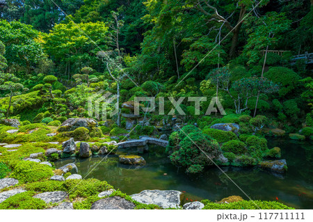 奈良県　当麻寺　西南院庭園 117711111