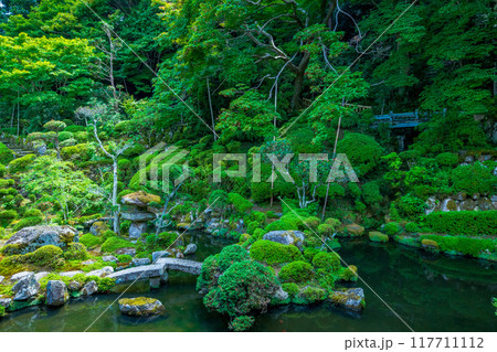 奈良県 当麻寺 西南院庭園 奈良県 当麻寺 西南院庭園 117711112