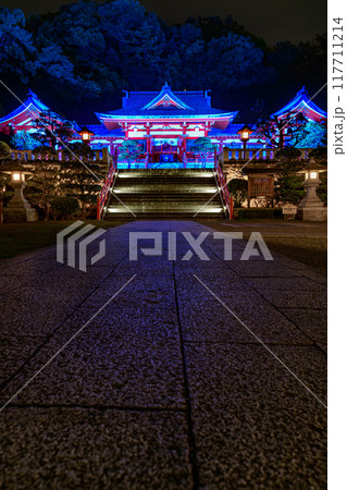 織姫神社のライトアップ 117711214