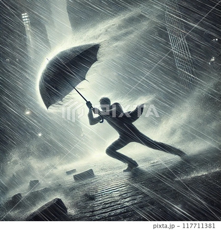 台風と傘4 台風と傘4 117711381