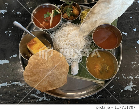 南インド料理ミールス チキンカレー 117711707