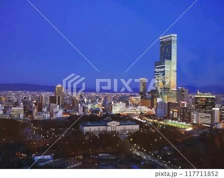 通天閣からの夜景 通天閣からの夜景 117711852
