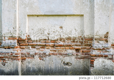 Brick wall. Old bricks wall texture background  117712680