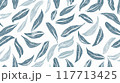 葉のシームレスパターン1 117713425