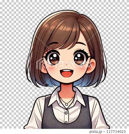 喜んでいる女性 117714023