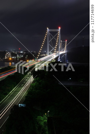 関門橋（夜景） 117714699
