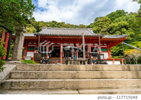 観心寺　国宝の金堂のたたずまい5　大阪府河内長野市 117715048