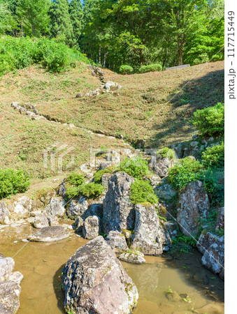 一乗谷朝倉氏庭園（特別名勝）　朝倉館（義景館）跡庭園　福井県福井市 117715449