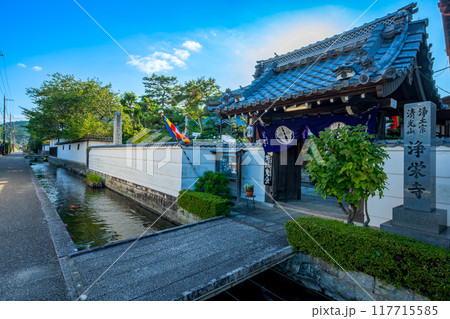 滋賀県　東近江市　五個荘金堂の町並み 117715585