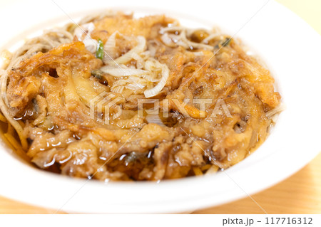 美味しいかき揚げそば 美味しいかき揚げそば 117716312