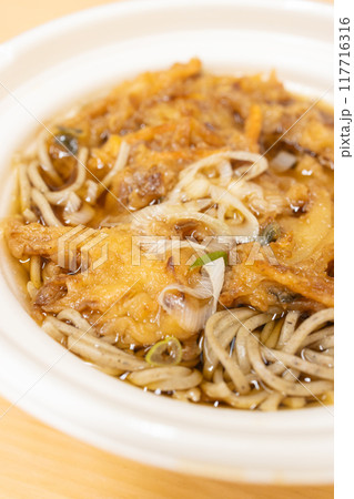 美味しいかき揚げ蕎麦 美味しいかき揚げ蕎麦 117716316