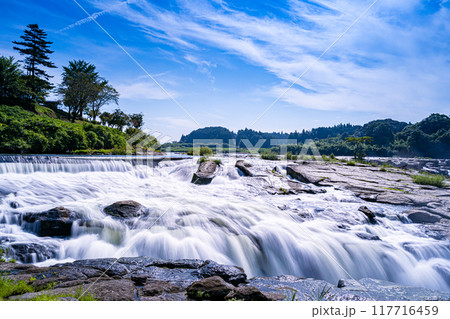 青空と曽木の滝 青空と曽木の滝 117716459