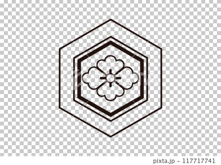 黑龜甲上的花菱 117717741