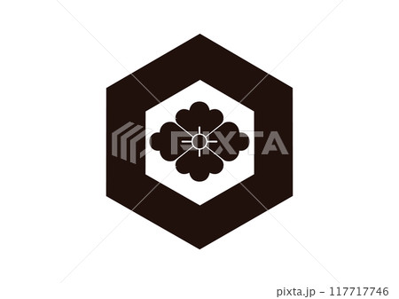 一重亀甲に花菱 一重亀甲に花菱 117717746