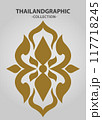 Vector element ethnic decorative ornament ethnic thai illustration 117718245