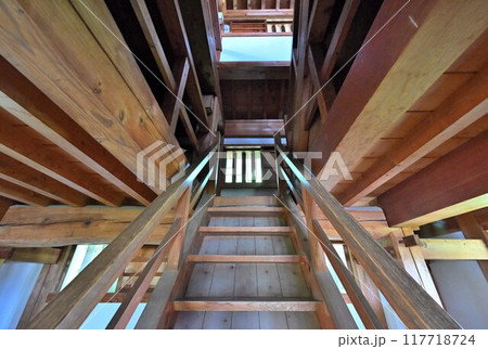 愛知県西尾市　三河国「西尾城」の丑寅櫓と曲輪の様子 117718724