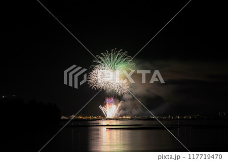 大芝島から見る東広島花火大会 大芝島から見る東広島花火大会 117719470