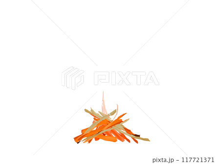 送り火のイラスト 送り火のイラスト 117721371
