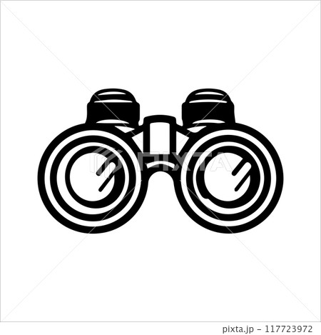 Binocular icon or modern line symbol. Vector line art and icon design with bold outline. Black and white Pixel Perfect minimalistic symbol isolated white background. Silhouette simple thin sign Binocular icon or modern line symbol. Vector line art and icon design with bold outline. Black and white Pixel Perfect minimalistic symbol isolated white background. Silhouette simple thin sign 117723972