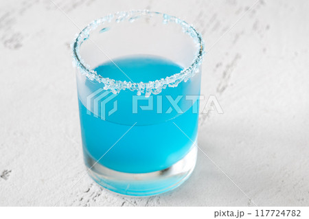 Glass of Haisenberg Cocktail 117724782