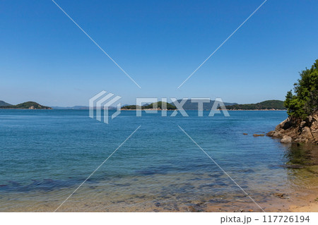 瀬戸内の風景　四国最北端観音埼からの展望（香川県高松市庵治町） 117726194