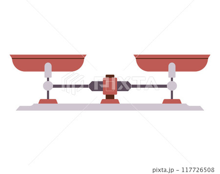 balances scale measure measurement shape old antique retro style brown classic style design icon illustration 117726508