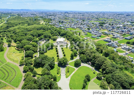 一宮市、ツインアーチ138から眺める138タワーパーク 117726811