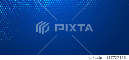 Blue glowing hexagon texture background. Abstract neon hexagonal grid wallpaper. Navy honeycomb pattern backdrop. Vector modern technology, business, science, healthcare, medicine, presentation design Blue glowing hexagon texture background. Abstract neon hexagonal grid wallpaper. Navy honeycomb pattern backdrop. Vector modern technology, business, science, healthcare, medicine, presentation design 117727126