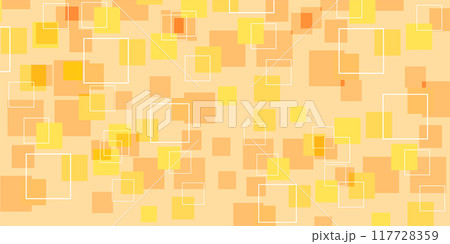 カラフル　和柄　四角　背景	 117728359