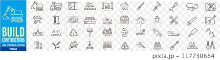 工事 建築 アイコン 工事 建築 アイコン 117730684