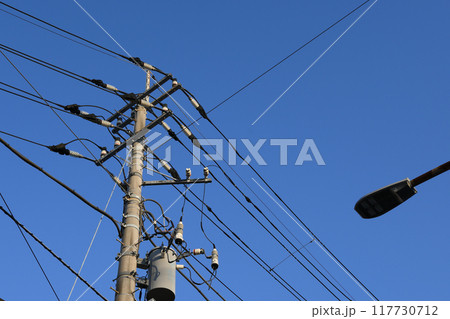 青空と電柱 117730712