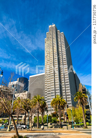 Modern architecture of San Francisco at Embarcadero Plaza - California, United States 117730736