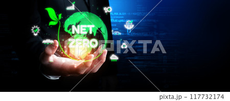 Net zero concept with sustainability EIDE 117732174