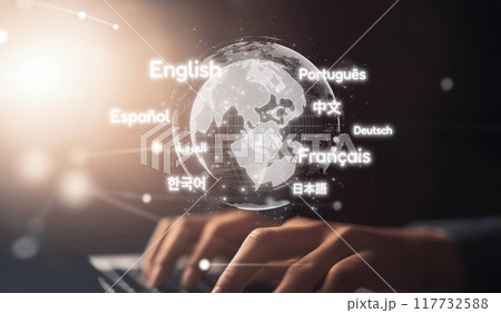 Global communication with multiple languages EIDE cross culture software Global communication with multiple languages EIDE cross culture software 117732588