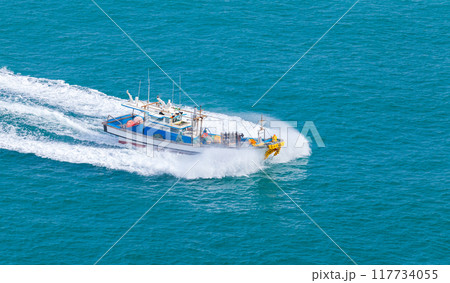 Fishing boat is on the way Fishing boat is on the way 117734055