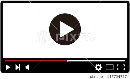 動画風フレーム 動画風フレーム 117734757