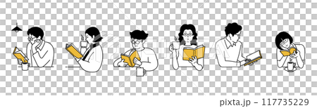 一邊讀書一邊喝咖啡的時光 117735229