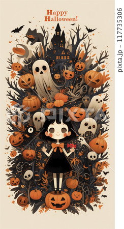 ハロウィンナイト　ジャックオーランタン 117735306