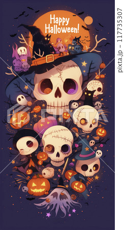 ハロウィンナイト　ジャックオーランタン 117735307