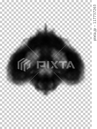 Skull-shaped black smoke 117737263