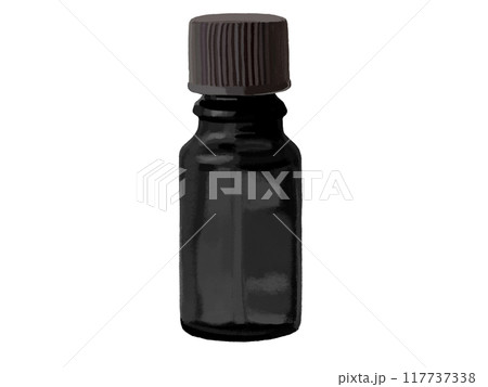 遮光瓶（黒）ラベルなし 117737338