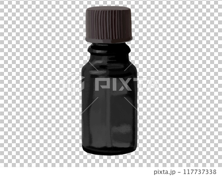 遮光瓶（黒）ラベルなし 117737338